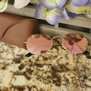 Brand new ray ban hexagonal sunglasses 😎